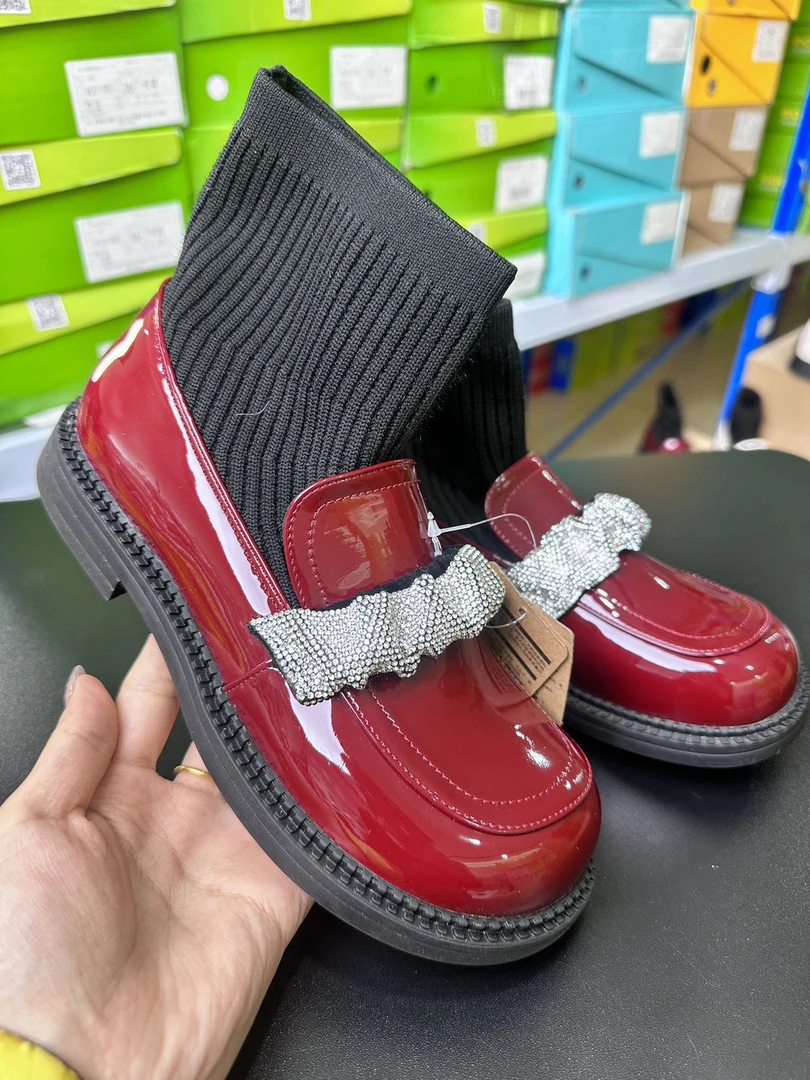 【新疆包邮】751 二棉时尚袜靴女童乌市发货冬季百搭