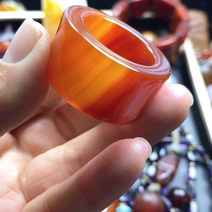 玛瑙/玉髓戒指未镶嵌