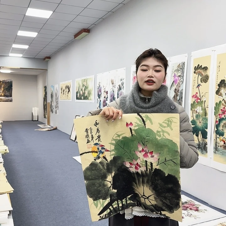 国画国画作品宣纸纯手绘