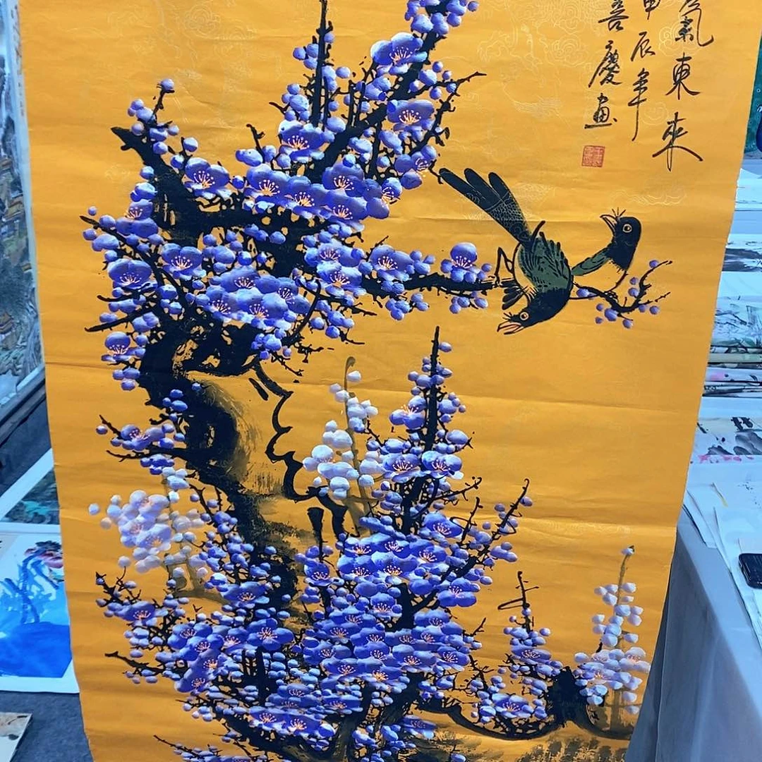 国画国画手绘作品