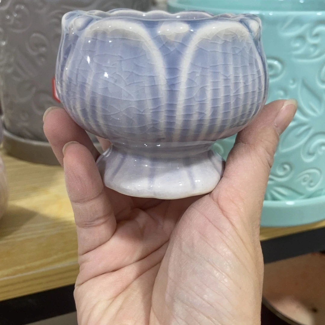 红陶高温陶瓷花盆