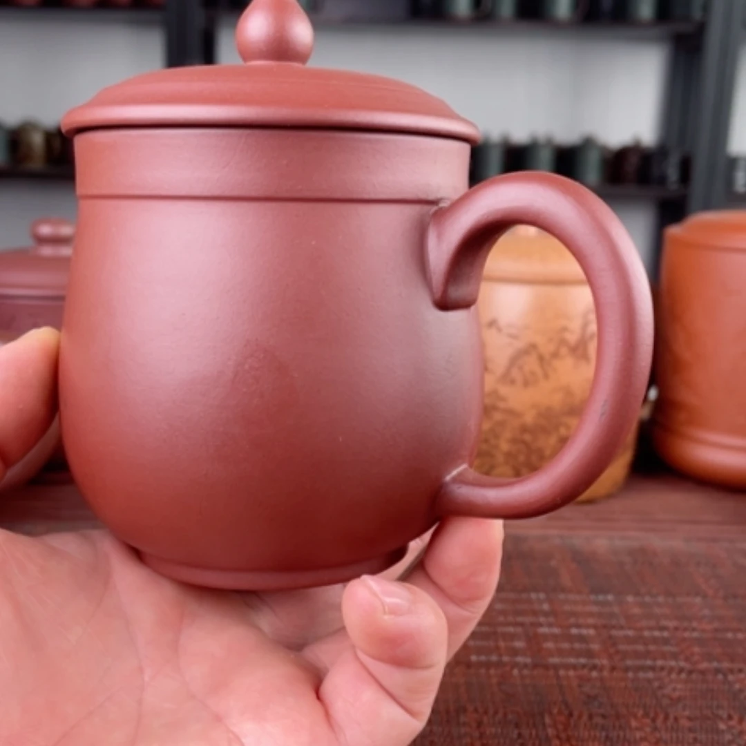 【闪购商品】茶杯紫砂宜兴原矿紫砂盖杯微瑕