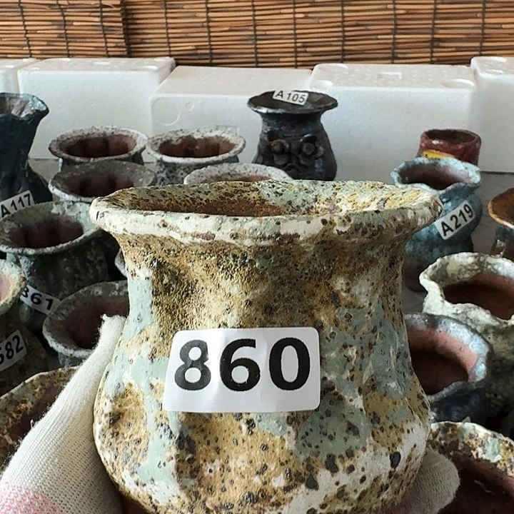 内口6高10粗陶手工