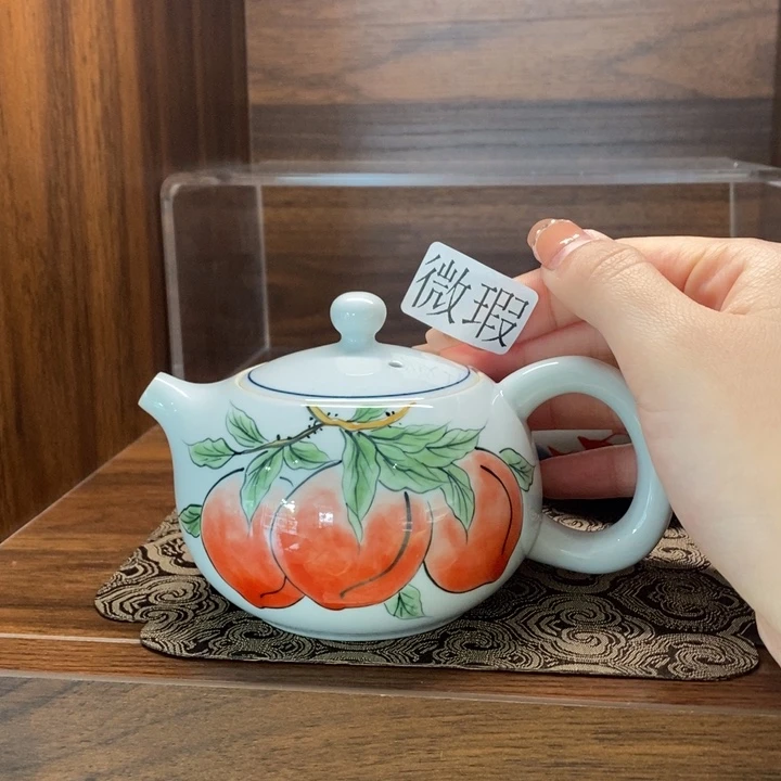 釉下老陶泥手工绘制