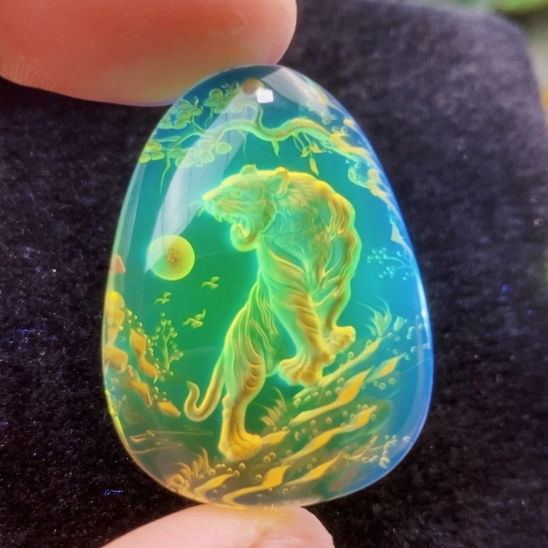 【闪购商品】蓝珀吊坠(不含链)未镶嵌