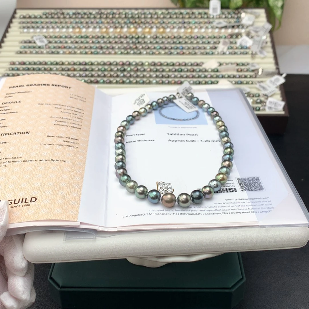 海水珍珠颈饰银S925镶嵌