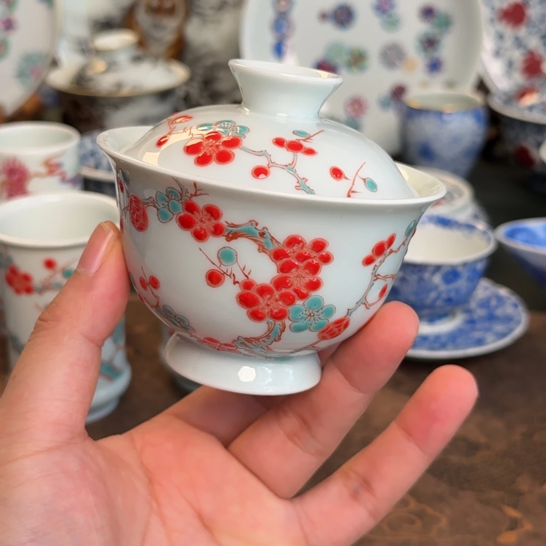 纯手工手绘陶瓷茶具
