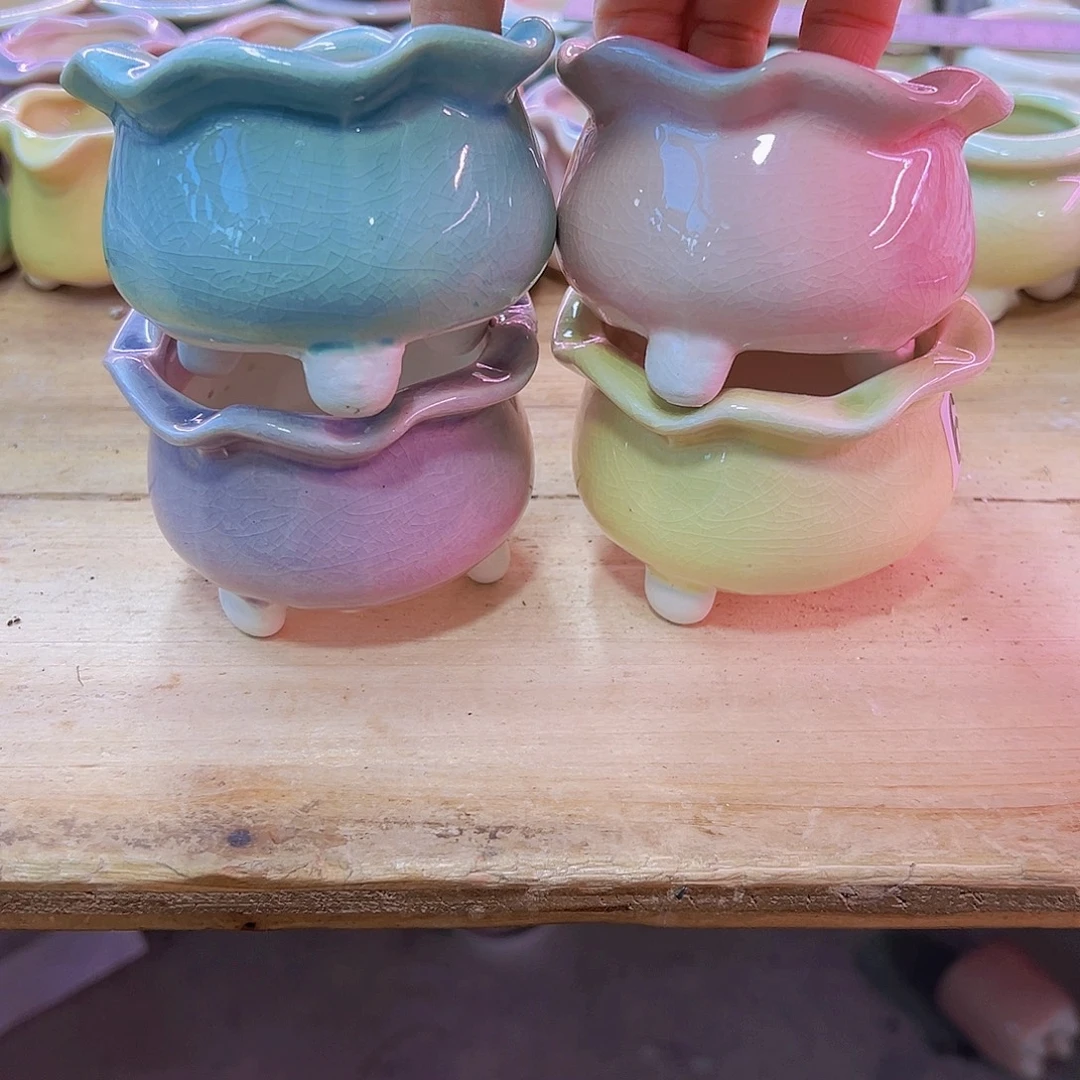 陶瓷花盆当场凑忙12包邮