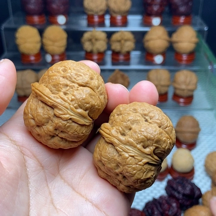把件文玩核桃麒麟背35