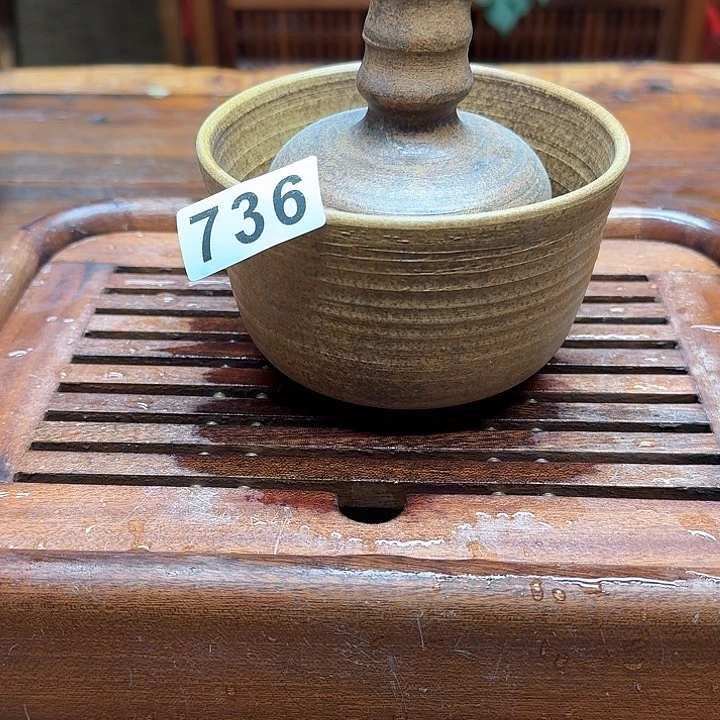 纯手工制作粗陶茶具