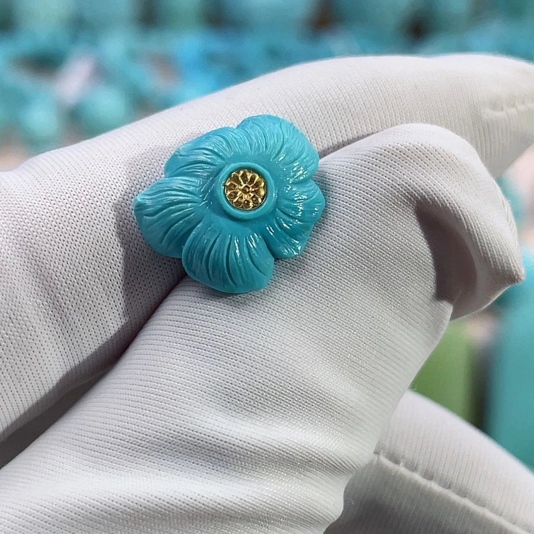 绿松石珠宝奇石未镶嵌