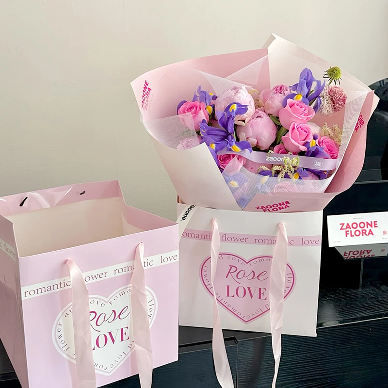 特价活动手提袋花束包装袋花艺袋花店用品材料