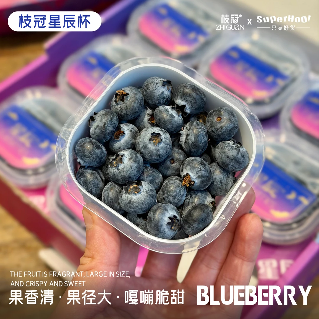 【枝冠星辰杯】蓝莓新鲜脆甜礼盒装