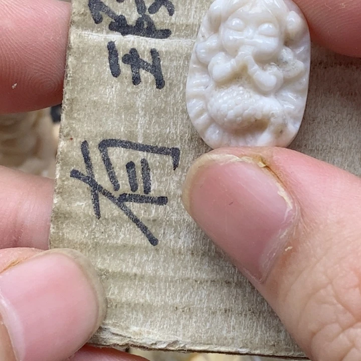 硅化珊瑚（珊瑚玉）未镶嵌颈饰宝*小