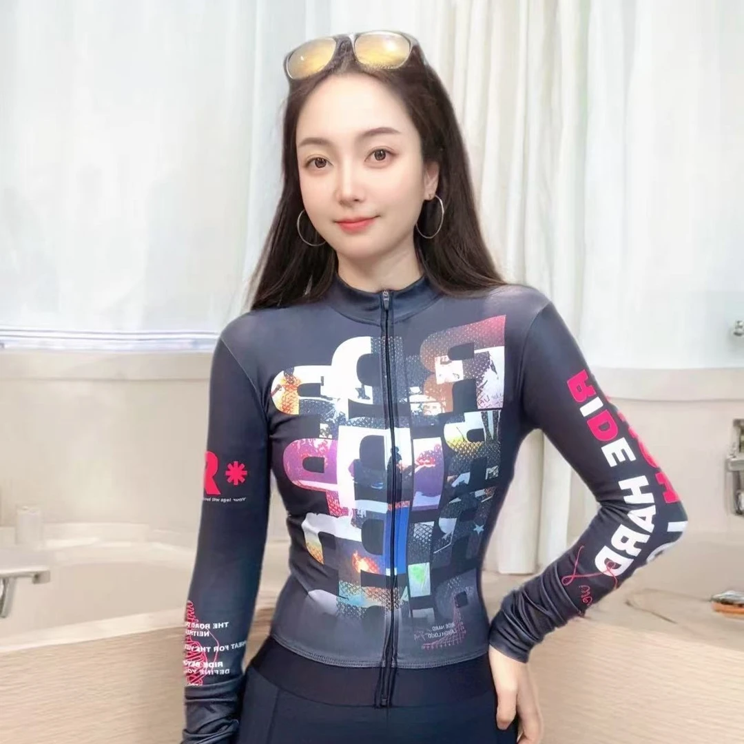 小F专属抓绒款骑行服长袖自行车服