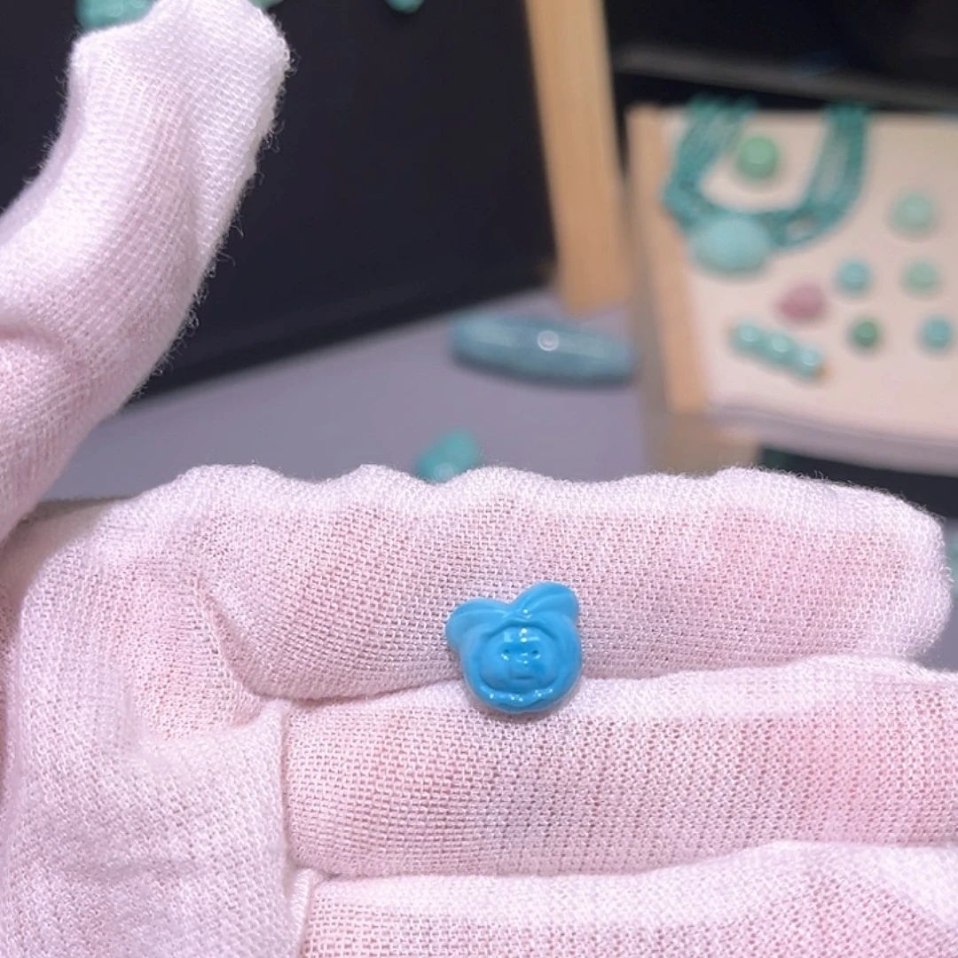 绿松石未镶嵌珠宝半成品