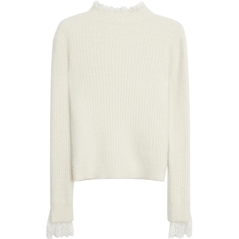 【七七清仓】2024新款半高领内搭上衣爆款针织衫毛衣2024-373