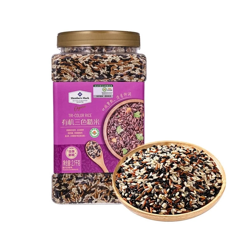 MM有机三色糙米2.1kg羊脂籽米【顺丰】杂粮米
