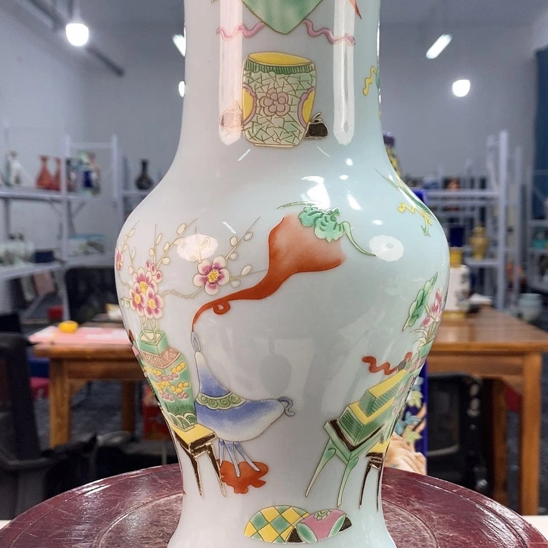 摆件景德镇陶瓷花瓶摆件