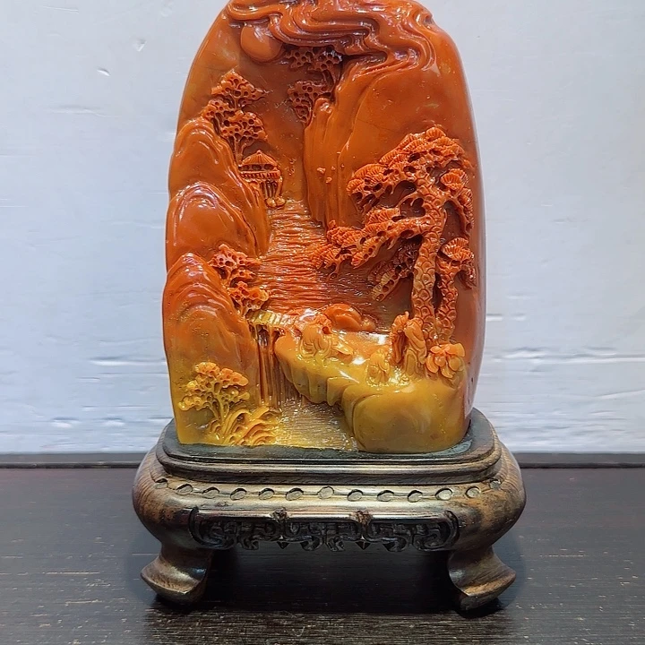 观***山寿山石寿山石摆件精品