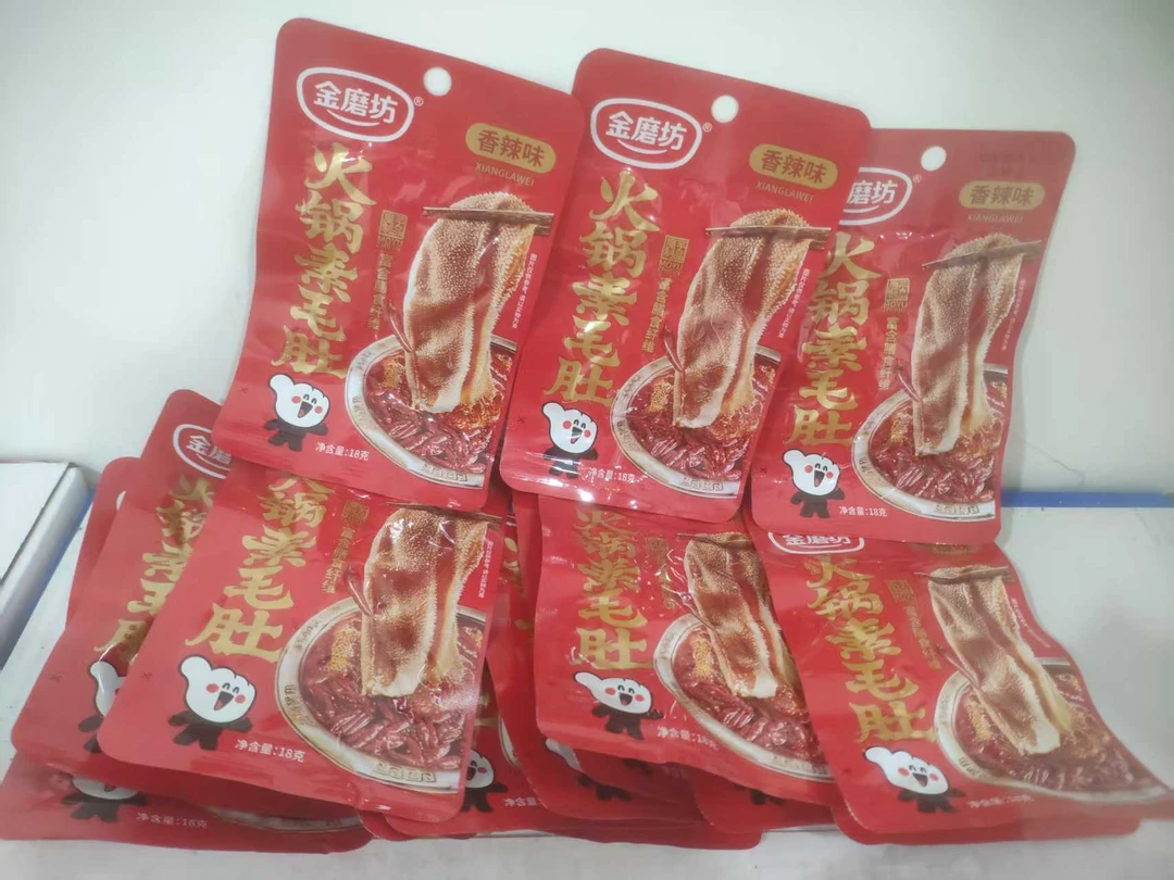 金磨坊香辣味火锅素毛肚18g*25包临期6月20到期