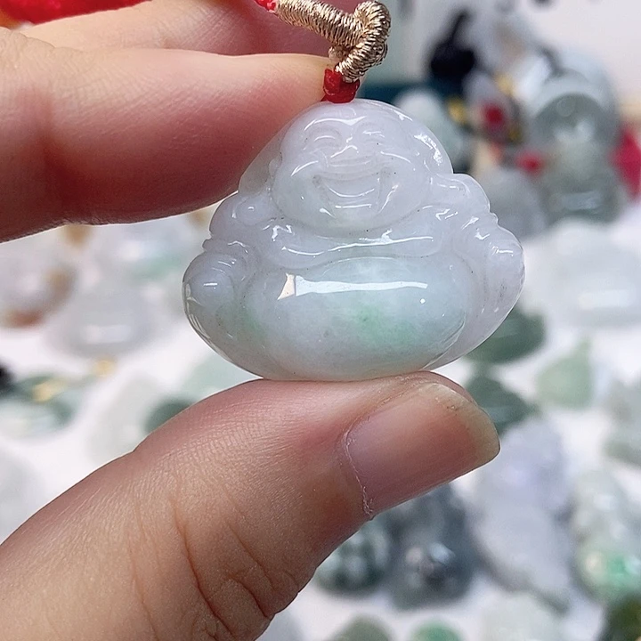 颈饰未镶嵌翡翠佛公