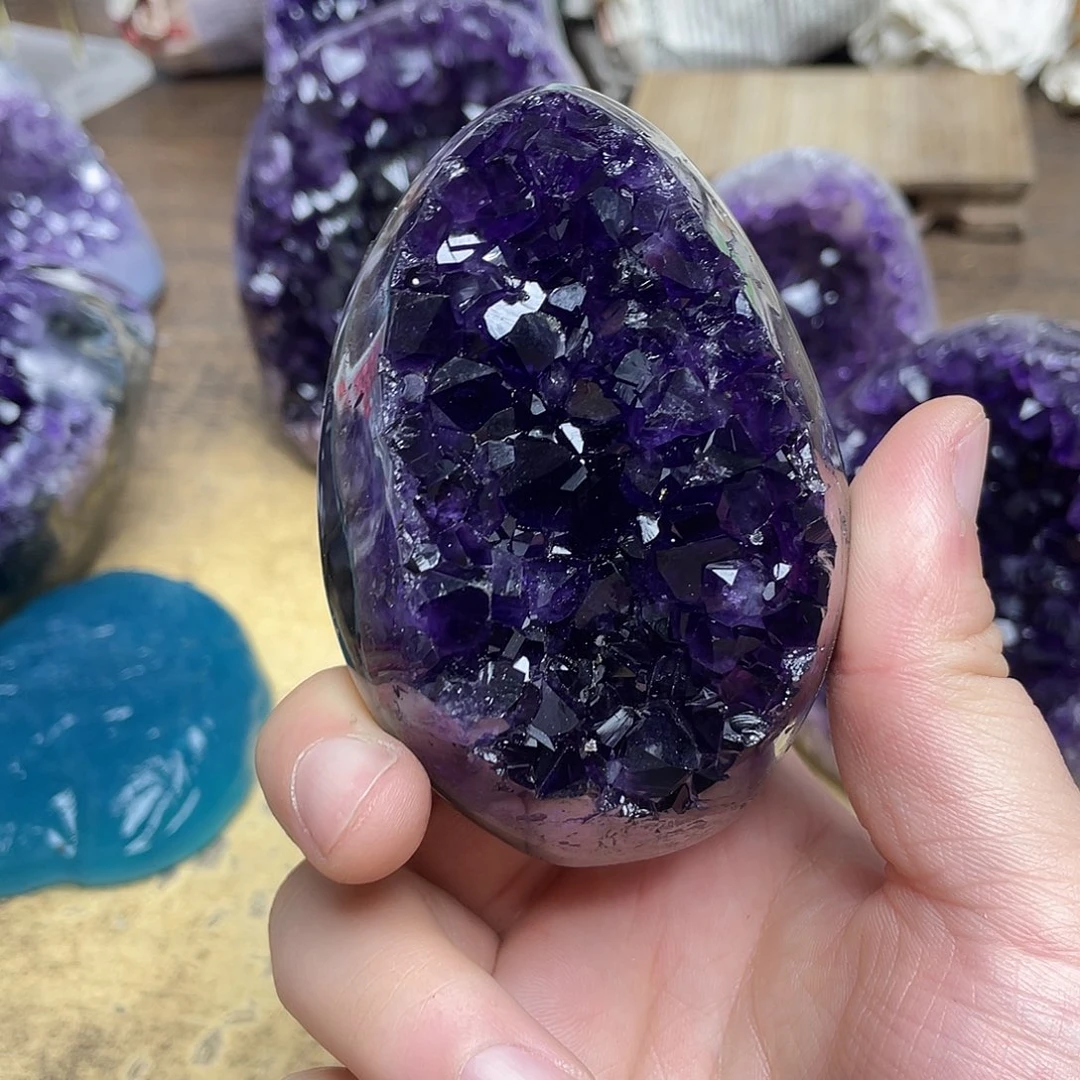 三***眼紫晶大型摆件（非配饰）未镶嵌