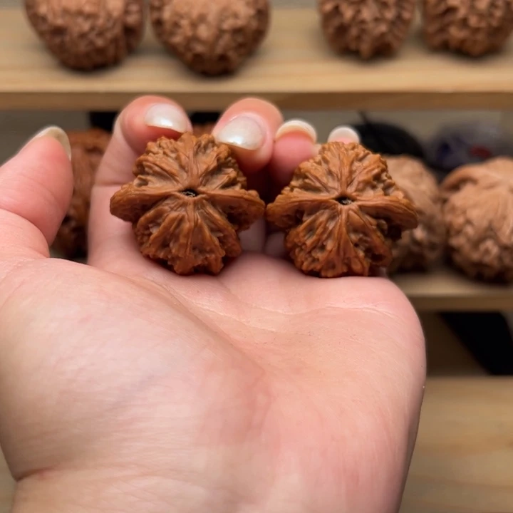 文玩核桃吊坠36尺全品麦虎打了手工底