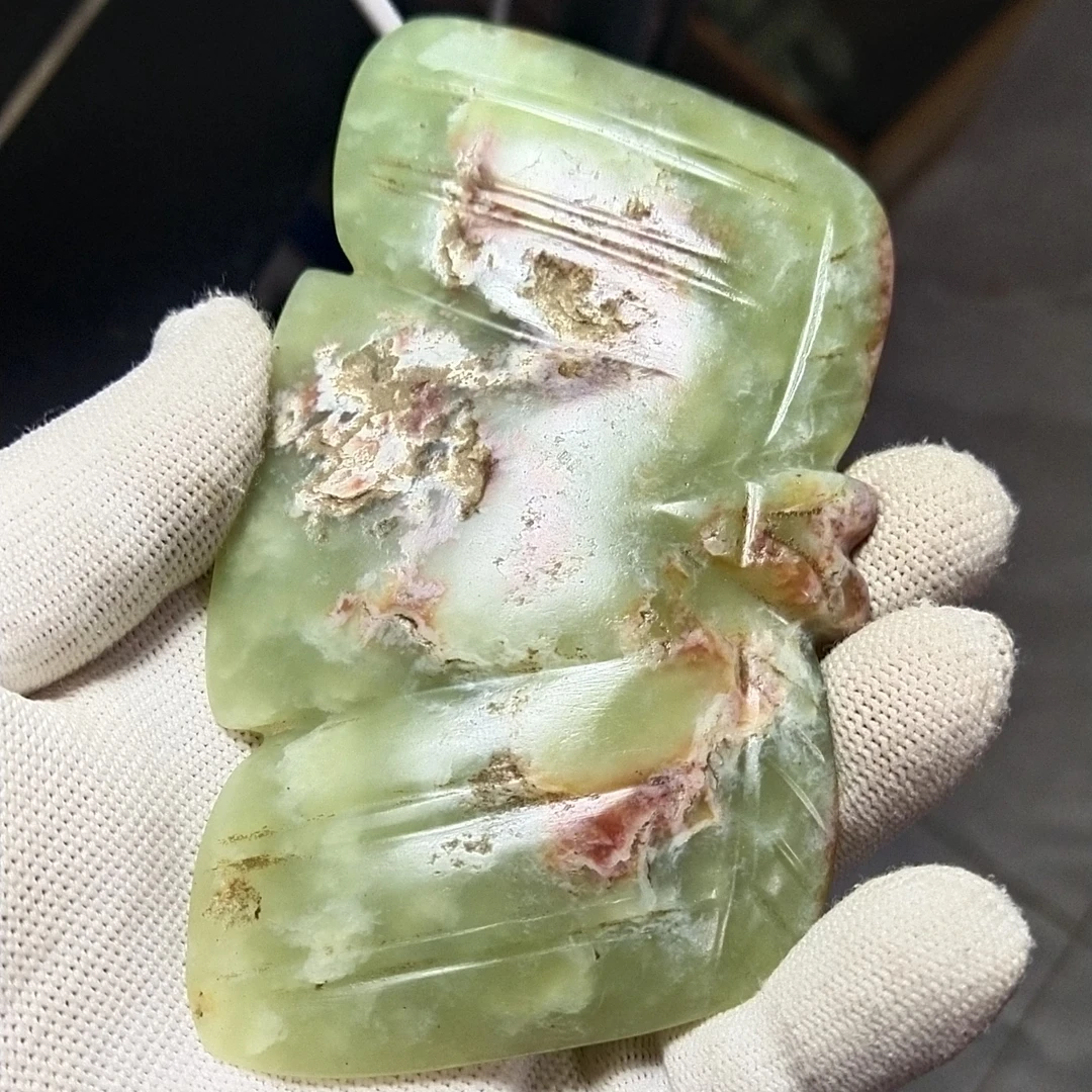 河磨奇石枭形形件
