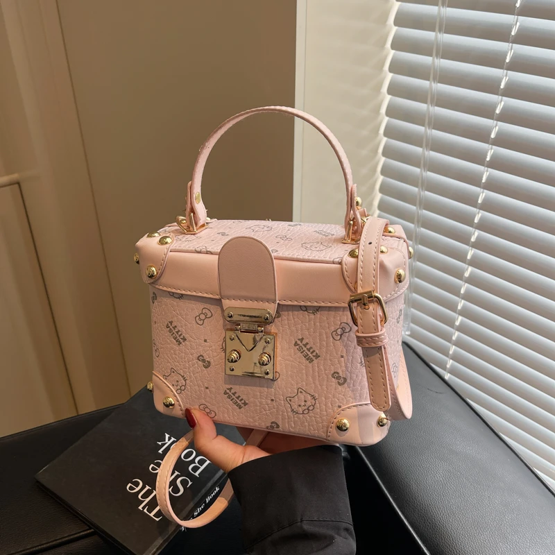 【高级感印花 盒子包】时尚小众女士设计斜挎包网红洋气潮流小包包