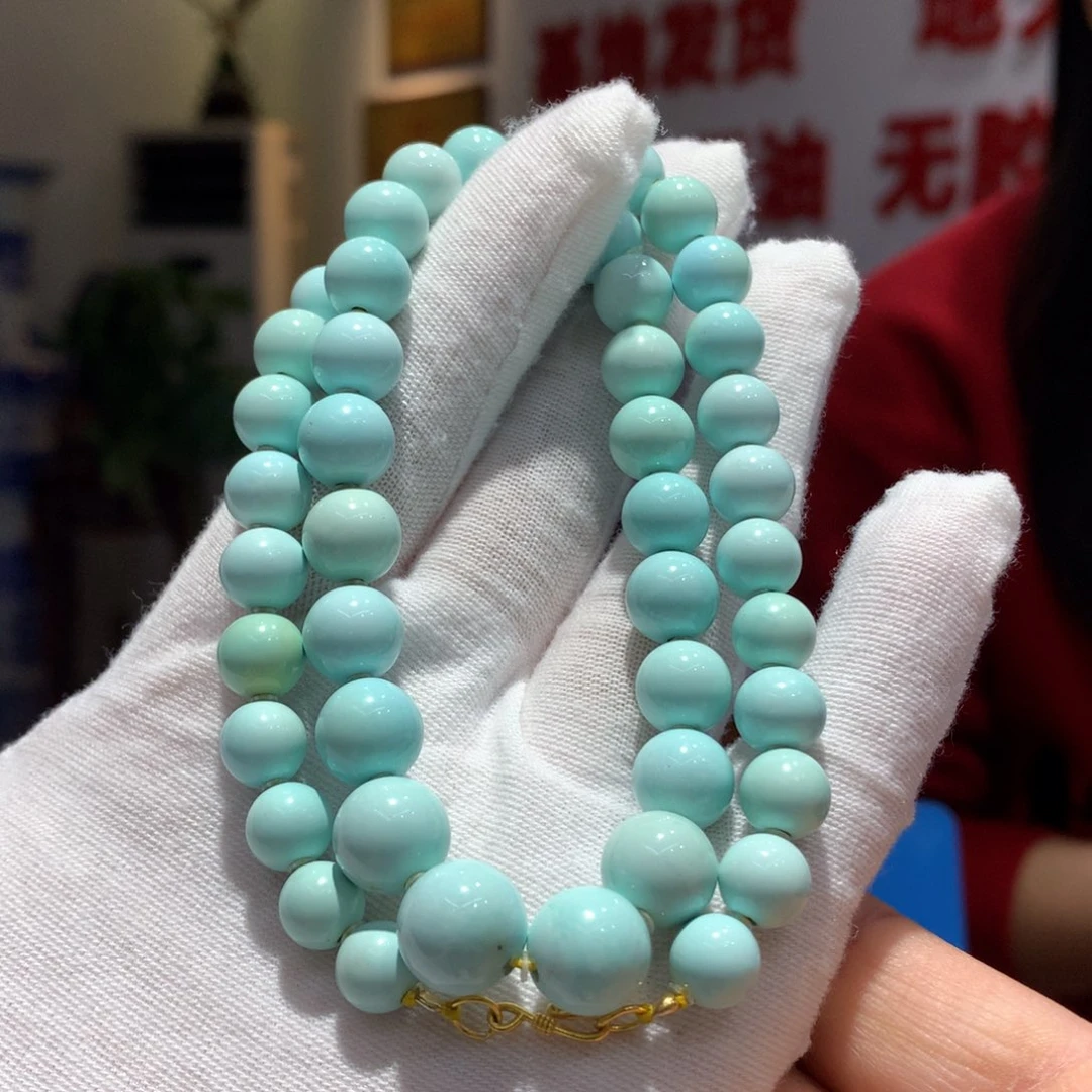 未镶嵌绿松石锁骨链