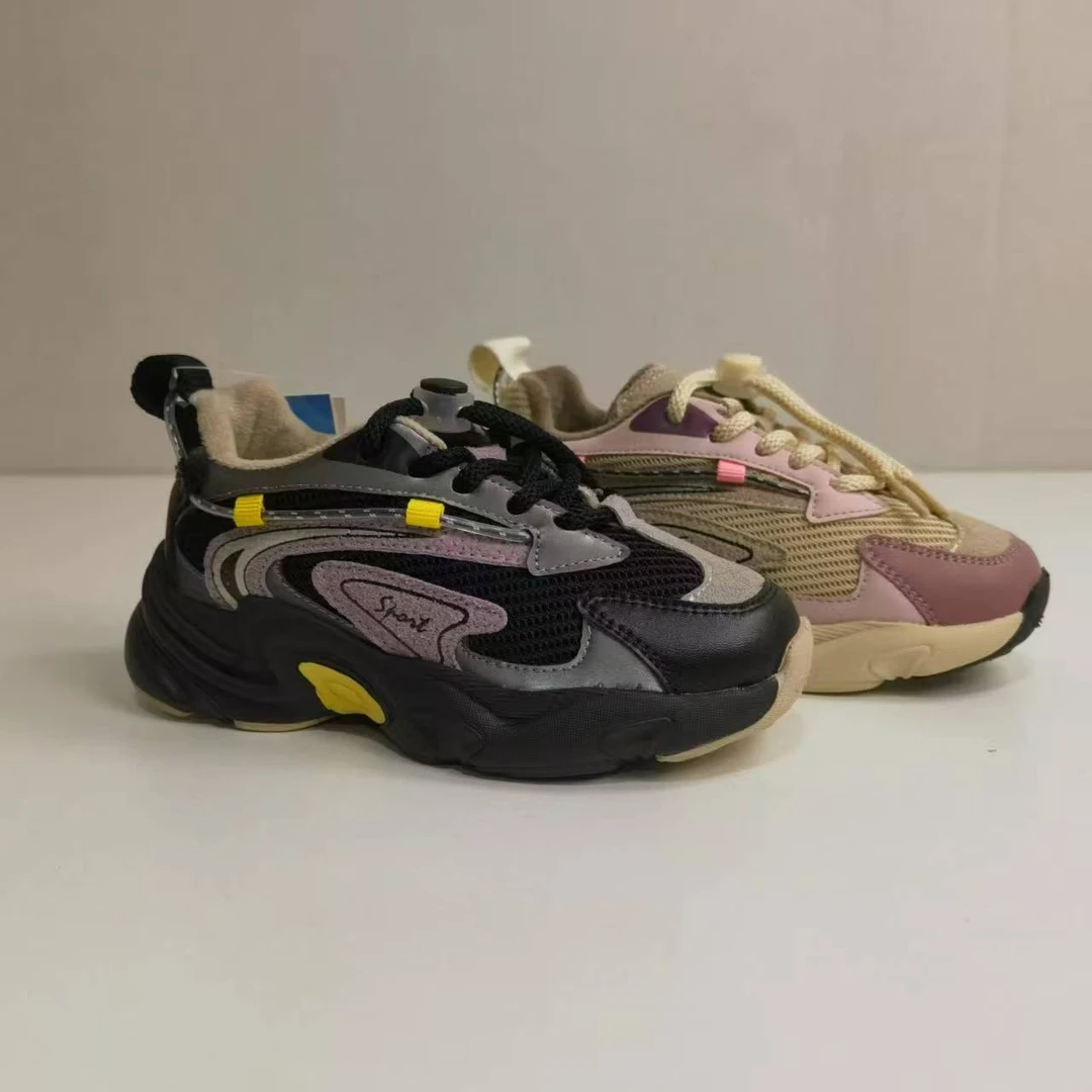 夏季新款儿童凉鞋魔术贴时尚男女同款轻便透气运动学生休闲运动鞋