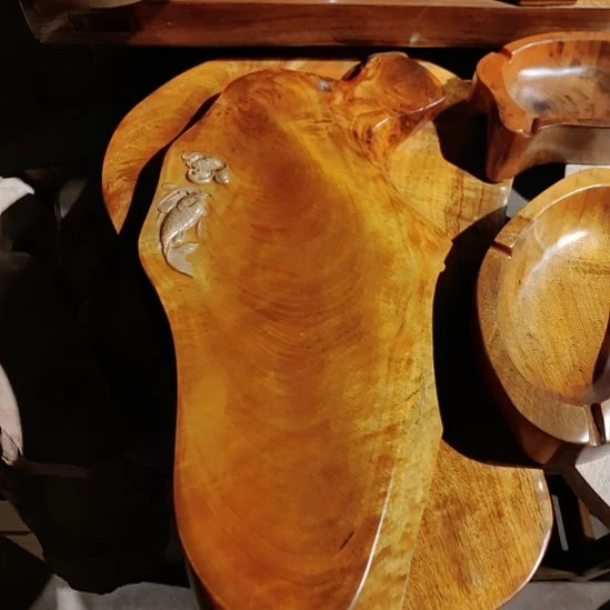 小叶桢楠金丝楠木茶盘