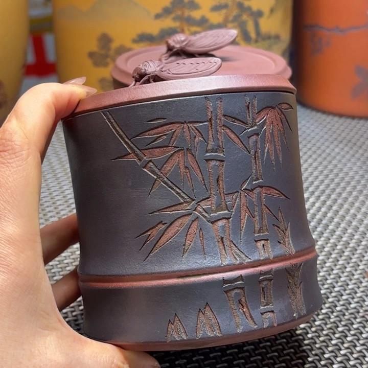 紫砂茶叶罐中高端紫砂茶叶罐