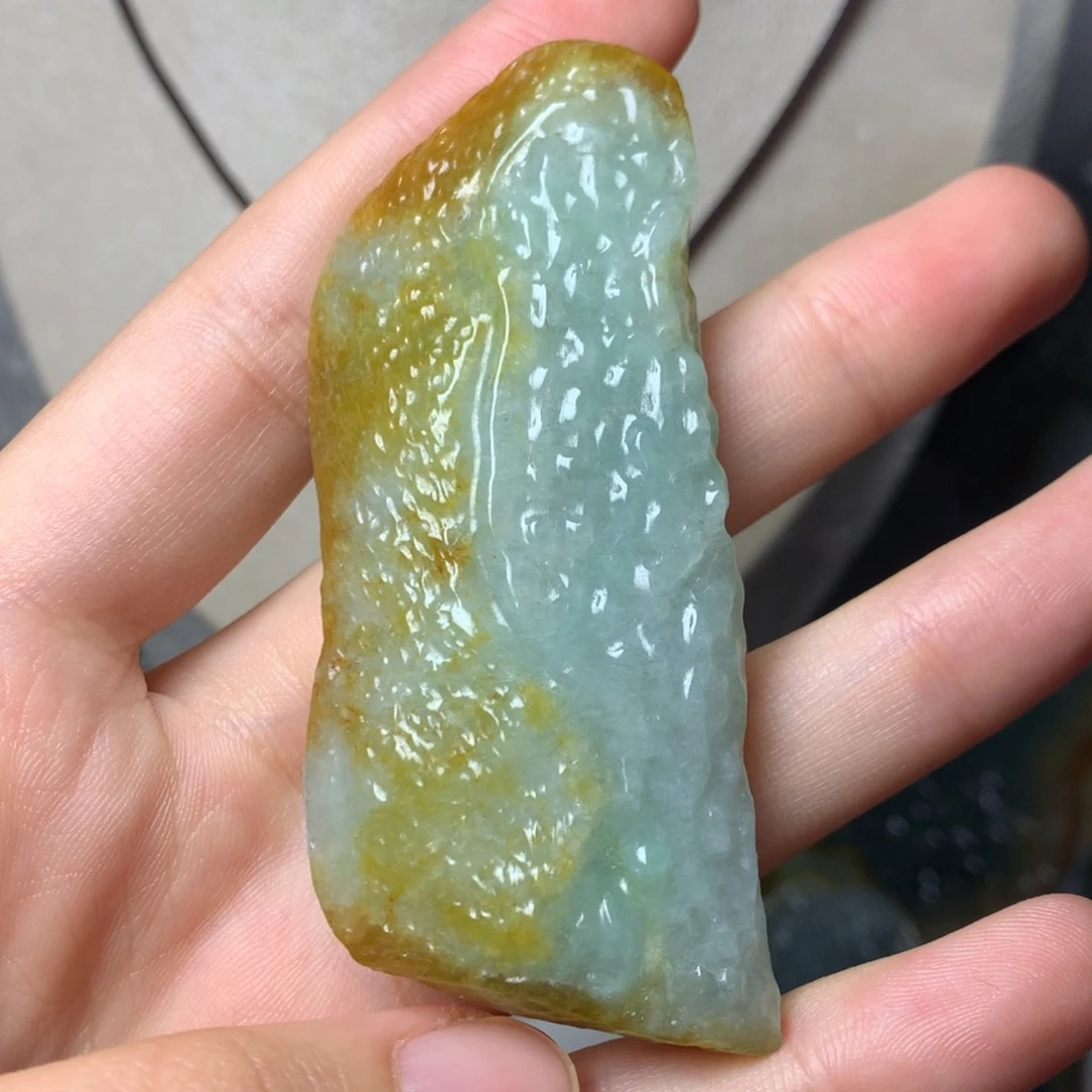 翡翠颈饰未镶嵌吊坠