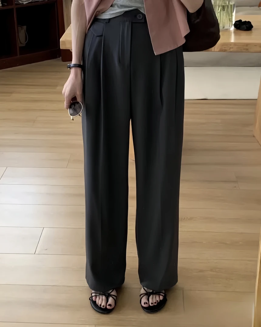 9906气质百搭修身西裤