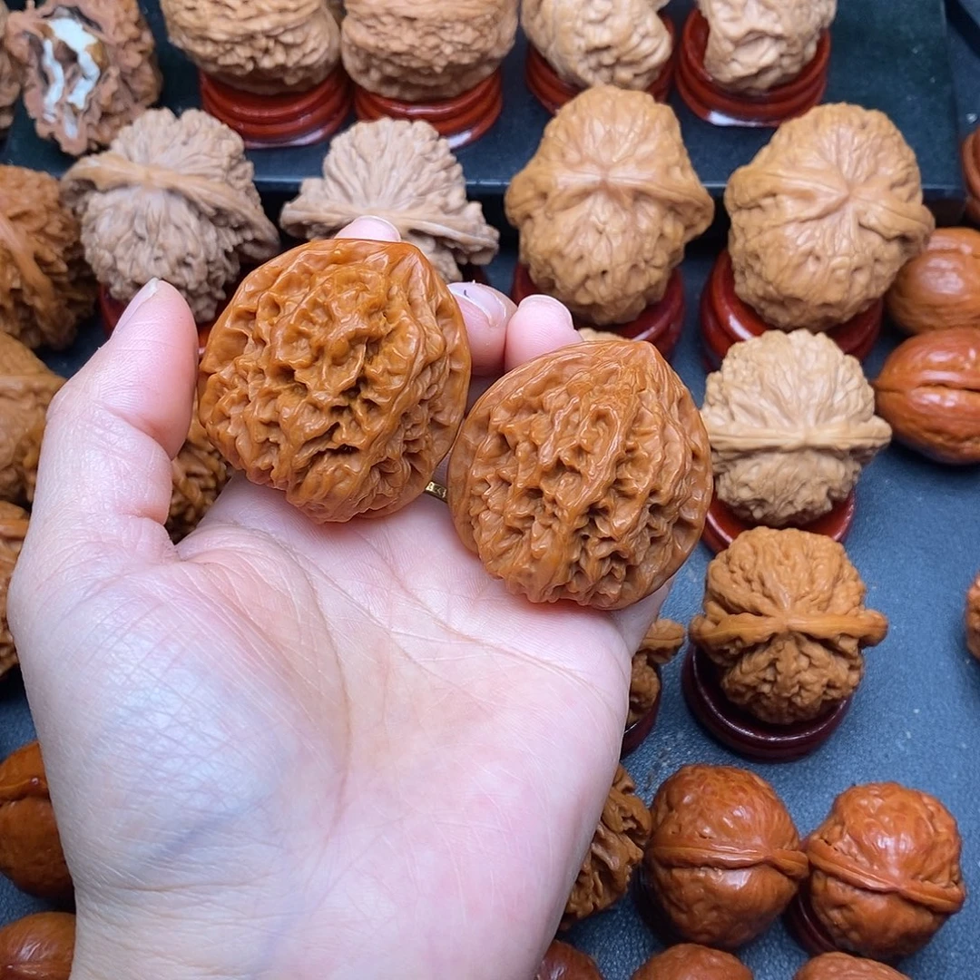 把件文玩核桃40野牛