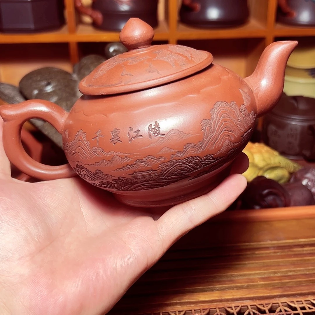 茶壶紫砂宜兴原矿紫砂壶手工制作