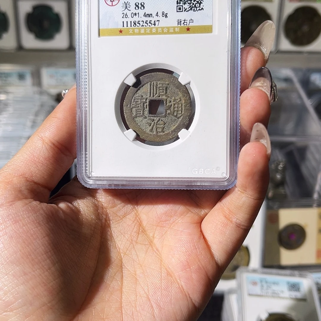 铜⭐️**夏夏，顺治背右户，评级码5547
