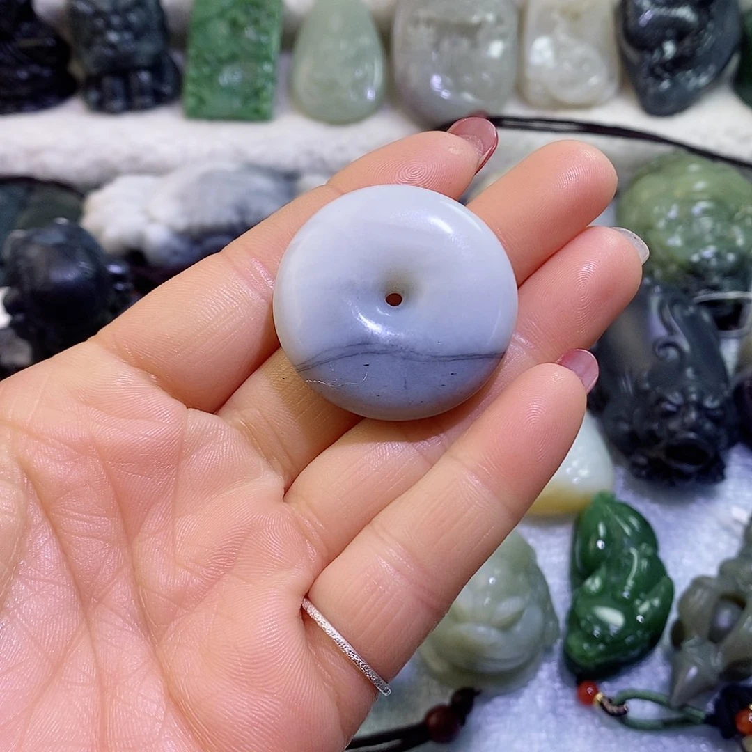 和田玉（糖玉）未镶嵌珠宝半成品珍***人