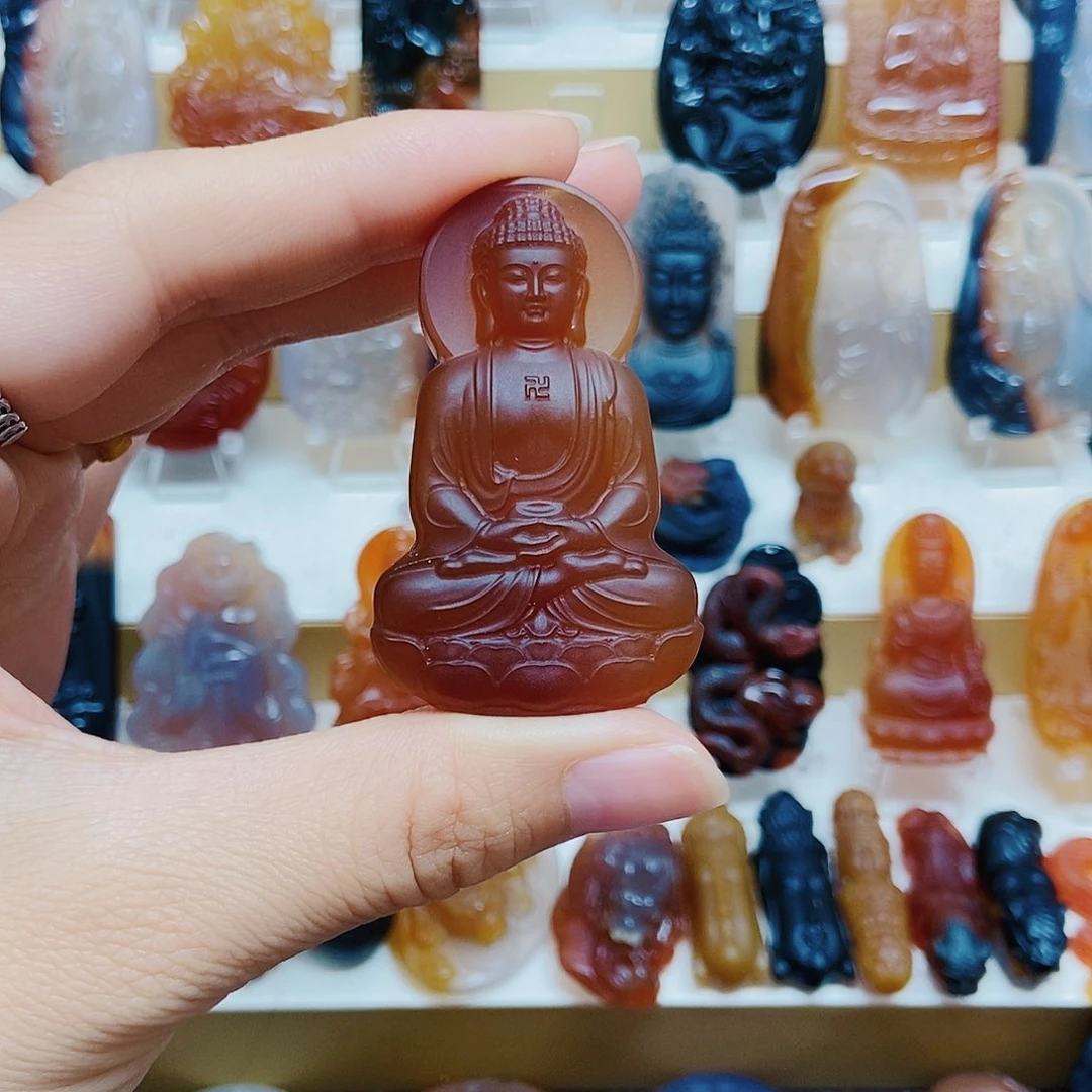 玛瑙/玉髓颈饰未镶嵌金*