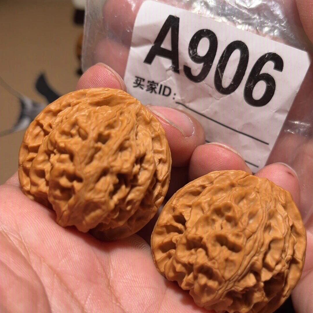 文玩核桃把件38全品苹果