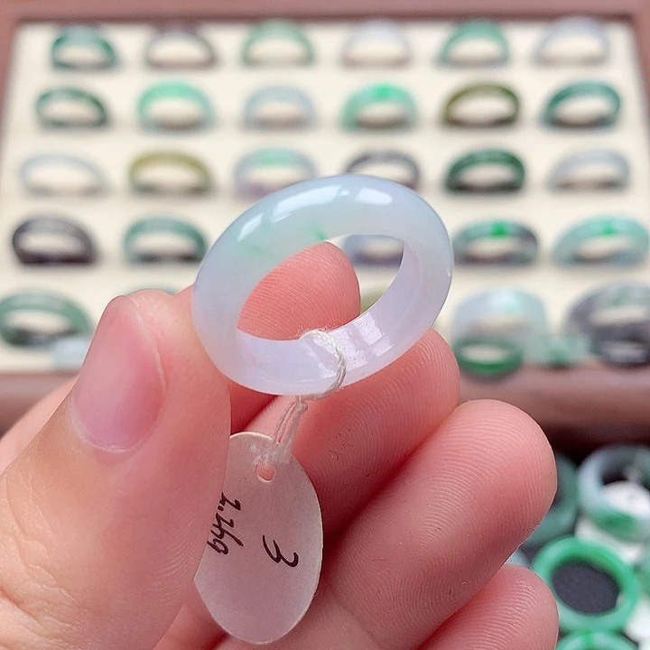 翡翠戒指未镶嵌15号