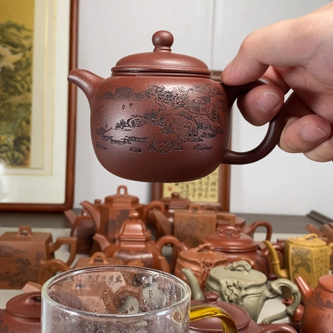 茶壶紫砂原矿泥料传统工艺制作