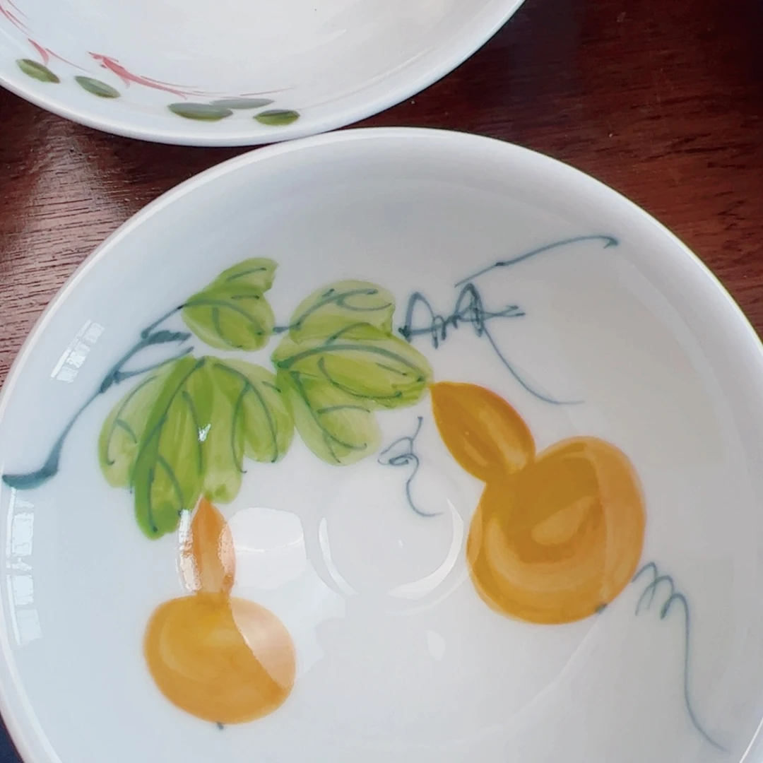 瓷片景德镇陶瓷手工手绘制作