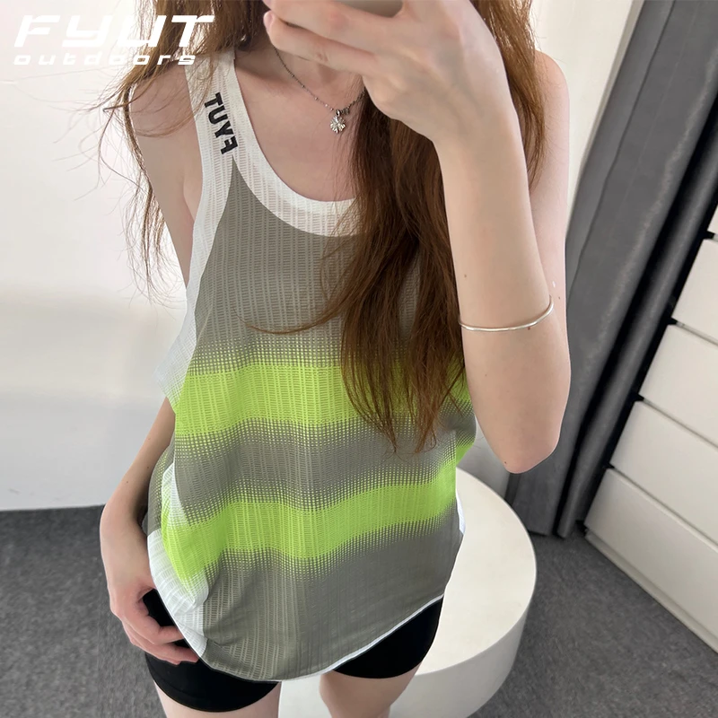 FYUT户外运动背心吸湿排汗速干上衣2025新款男女专业级跑步背心
