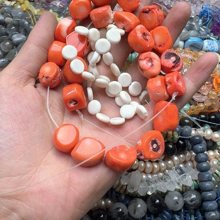 合金玛瑙/玉髓珠宝半成品木****?一条隔珠