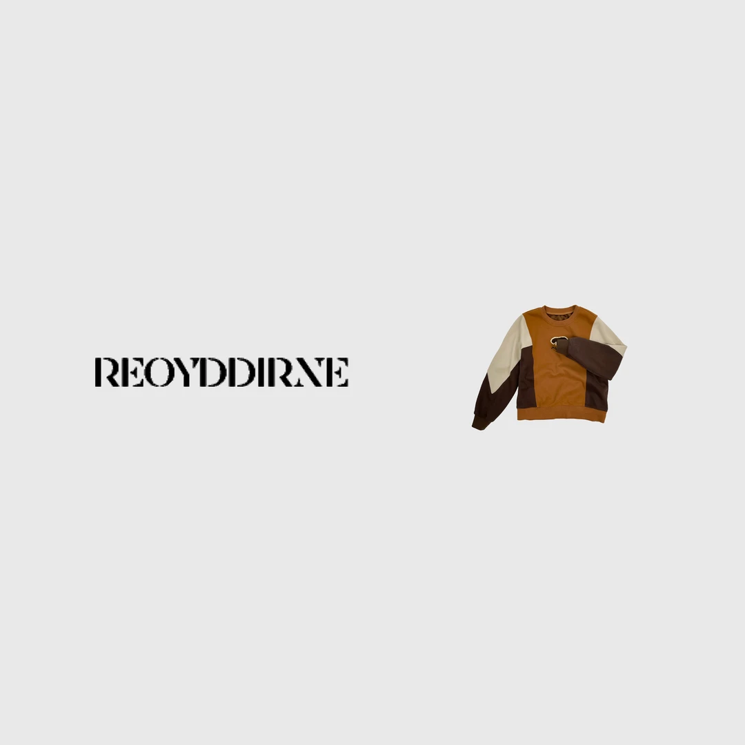 兔兔TUTU-【Reoyddirne】25秋冬气质拼接时尚圆领长袖卫衣120829
