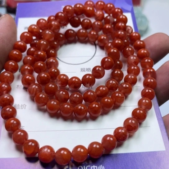 南红玛瑙未镶嵌挂件项链