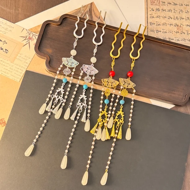 金色【长秋宫】现货•流苏汉服配饰